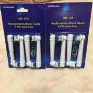 Kepala Berus Gigi Elektrik Oral-B Serasi Braun Oral-B D12/D100/P2000 Kepala Berus Gantian Universal