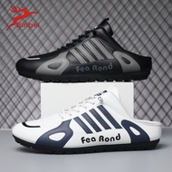 Men's Half Shoes Casual Shoes Loafer Shoes Half Slippers Versatile Rubber Shoes Driving shoes