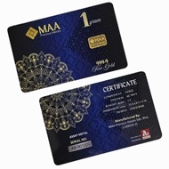 MAA 1g Gold Bar Au 999.9