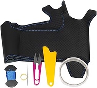 Tricolor EX 1BS1T27B2B1L 70 Noah VOXY 20 Wish Auris Black Leather x Blue Stitch 1T-27 DIY Steering G