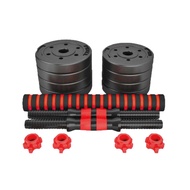 Dumbell 10kg Premium Dumbbell Set 10KG Dumbell Bumper Rubber Coated + 40CM Foam C [Malaysia Seller R