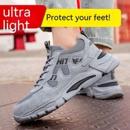 Size 36-48 Safety Shoes Breathable Work Shoes Mesh Construction Shoes Steel Toe-toe Construction Site Shoes Protective Work Shoes Anti-smashing Steel Toe Shoes Lightweight Work Sho