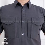 KEMEJA New Paspampres Premium Tactical Shirt by Marines Tactical Gear (short)