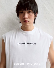 (Leisure Projects) Leisure Projects Original Logo T-shirt เสื้อยืดผ้าคอลตอน ทรง oversized ดีเทลปัก โ