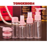 Travel Cosmetic Set 3,7,8,9 Piece Free Zip Bag, Travel Cosmetic Dispenser 7 UtilityPiece AK87