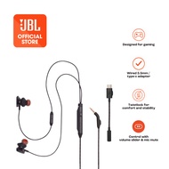 JBL Quantum 50C Wired in-ear gaming headset with USB-C adapter | Quantum Surround | Built in Mic | M