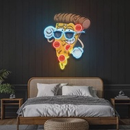 พิซซ่าป้ายนีออนสําหรับตกแต่ง USB LED Neon Light ป้ายเบียร์ผับบาร์พิซซ่าร้านอาหารธุรกิจ AD Decor ของข