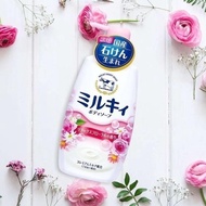 Milky Body Soap Cow Japanese skin care shower gel [550ml] Milky Body Soap Cow floral scent