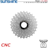 SUNSHINE Ultralight Road Bike Cassette 11/12 Speed 28T/32T/34T/36T CNC Cassette 11V 12V  for Shimano