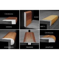 PVC ACCESSORIES PVC Adaptation Trim / Door Trim / Vinyl Edging / Stair List / SPC & Vinyl Floor Acce