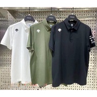 DESCENTE DESCENTE Men's Summer Sports Casual Breathable Lapel Half-Sleeve POLO Shirt