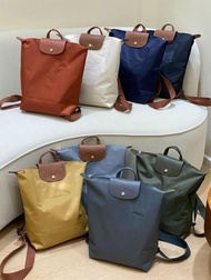 Longchamp backpack  龍驤 刺繡款 經典款 背囊 背包 雙肩包 書包