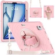 เคสสำหรับไอแพดกันกระแทกอากาศiPad Air 13 inch M3 A3268 A3269 A3271 M2 A2898 A2899 A2900ฝาครอบแท่นวางห