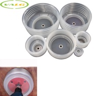 6 Piece Hole Cutter Dust Cover Set with Clear Base for Wood Drywall Ceiling Jobs