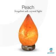 Salt Lamp Peach Himalayan Salt Lamp Fengshui salt crystal light table lamps light