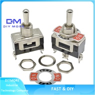 DM |  E-TEN(C)1122 Toggle Switch 29*14.7MM Black 3Pin On-Off-On Switch Copper Contactor 10000 Times 