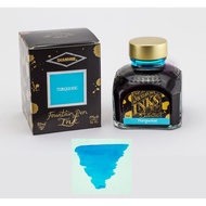 British Diamine Fountain Pen Ink Bottle, Diamine Turquoise Ink Bottle 80ml