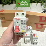 RCBO Aptomat Chống giật Chống chập và Chống quá tải Delixi hàng Chính hãng