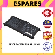 LAPTOP Battery for HP LK03XL HSTNN-IB8M HSTNN-IB8N HSTNN-IB8V HSTNN-LB7U HSTNN-UB71 HSTNN-UB7I L0904