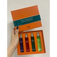 (ORI) H E R M E S_COLLECTION COLOGNES_H E R M E S_EDC (4 X15ML ) 4IN1 SET