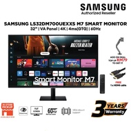 SAMSUNG Wi-Fi/Bluetooth Smart Monitor M7 4K UHD (32") LS32DM700UEXXS
