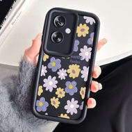 Case For OPPO A79 5G A2 5G Three-Color Beautiful Garden Phone Silicone Shockproof