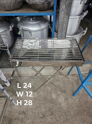 12x24 ihawan folding barbeque grill pure stainless