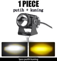Lampu tembak Laser 2 warna free saklar high Low putih kuning HJG Lampu tembak laser LED D2 mini 2 w