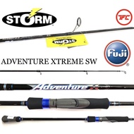 STORM Adventure Xtreme SW Baitcast & Spinning Jigging Rod Fast Jig BC Baitcasting Overhead