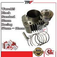 TRF Block Wave125 60mm 65mm 66mm 57mm 52mm Standard Besi Aloy Blok Wave 125 Block Honda Wave125 66 6