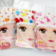 Shower Cap Topi Mandi Travel Shower Cap Premium Quality Waterproof Premium