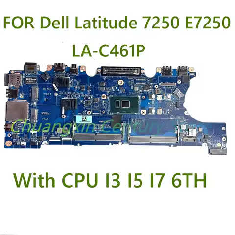 LA-C461P motherboard is suitable for E7470 Dell laptop I3 I5 I7-6TH CPU DDR4. After 100% testing and