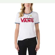 美國直送 Vans VANS X PEANUTS SNOOPY RINGER TEE - white-true-navy