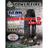 ㍿▪❒Power Tire Titan T901 3.00-17 Motorcycle Tire Banana Type 8 Ply Rating 300x17