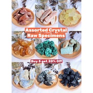 [5 for 15% Off] Assorted Crystal Raw Natural Crystal Gemstone Meditation Reiki