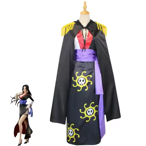 Anime Boa Hancock Cosplay Costume Tops Skirt Accessories Suit Oka Shichibukai Female Emperor Role Pl