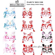 (Mask fox_cosplay) Painted cat costume Mask God of Wealth cat fox Mask Kitsune Mask