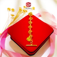 Cop 916 Emas Bangkok Emas Korea GM Mall Bracelet Hardware Chunky