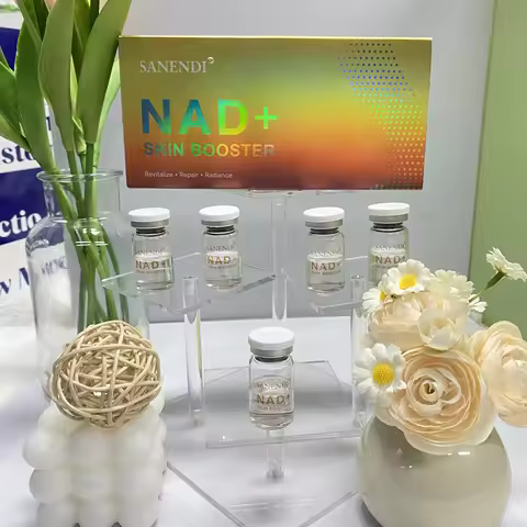 Newest 5vials NAD Plus Serum For Facial Skin Booster Lifting NAD+ PDRN Essence Dr.Pen Serum for Agin