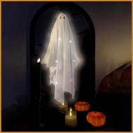 Halloweens Ghost Mirror Holiday Eerie Ghosts Hologram Mirror With Light Holiday Decoration Horror Ee