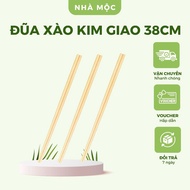 Genuine Kim Giao VIP Wooden Stir-Frying Chopsticks - 38cm long, Anti-oil, High Heat Resistant, No Wa