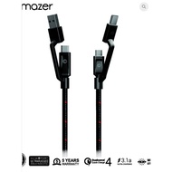 Genuine MAZER USB-A+C to Micro USB A+C Cable multi-function charging Cable