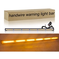 lampu led lori 12v 24v Strobe Light Bar Emergency Light Bar Warning Light Yellow Amber Red Blue COB Truck Light