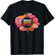 Newsest Fashion World'S Greatest Butcher Funny Butcher Design Best Tee T-Shirt