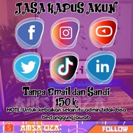 Terbaik !! HAPUS PERMANEN AKUN FACEBOOK ,INSTAGRAM, TWITTER,TIKTOK,