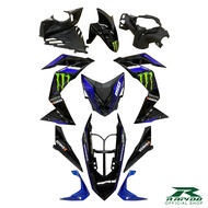 Rapido V1 Monster Energy Black Cover Set RS150R