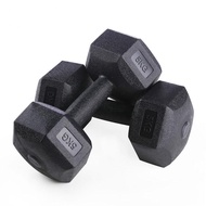 Hexagon Dumbbell Fitness Equipment Weights (Pair) / Hexagonal Dumbbell Men's Fitness Women's Rubber-