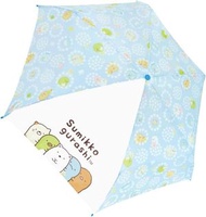 角落小顆伴 - 日本版 角落小顆伴 雨傘 角落生物 Sumikko Gurashi 摺疊傘 縮骨遮 Blue 53cm 兒童安全折疊傘輕巧 平行進口