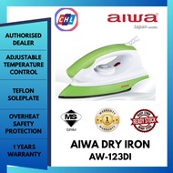 AIWA (RANDOOM COLOUR) AW-123DI DRY IRON (READY STOCK) - AIWA WARRANTY MALAYSIA
