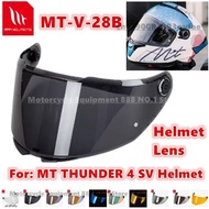 MT Replacement Face Shield For Model THUNDER 4 SV Helmet MT-V-28B Helmet Lens Original MT